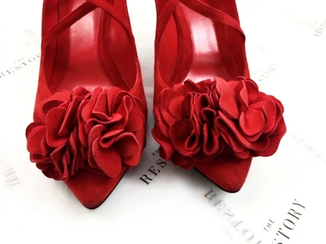 Alexander McQueen Pom Flower Shoes