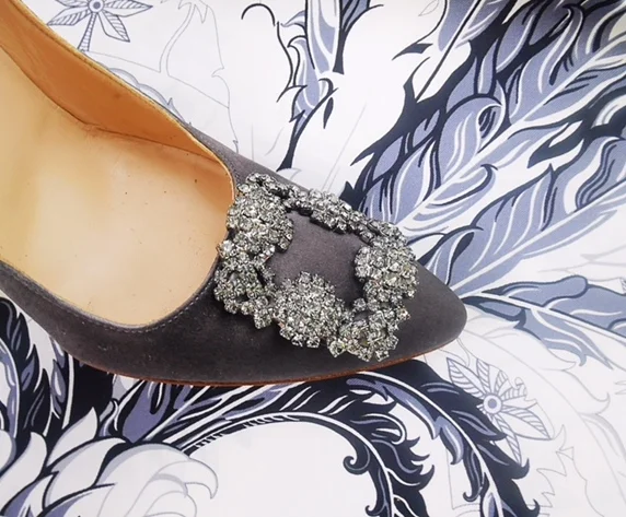 After: Manolo Blahnik Hangisi pumps