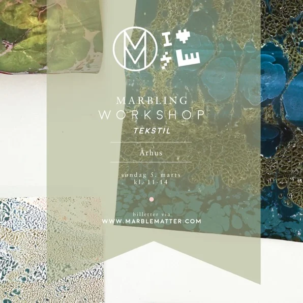 Marbling workshop Tekstil