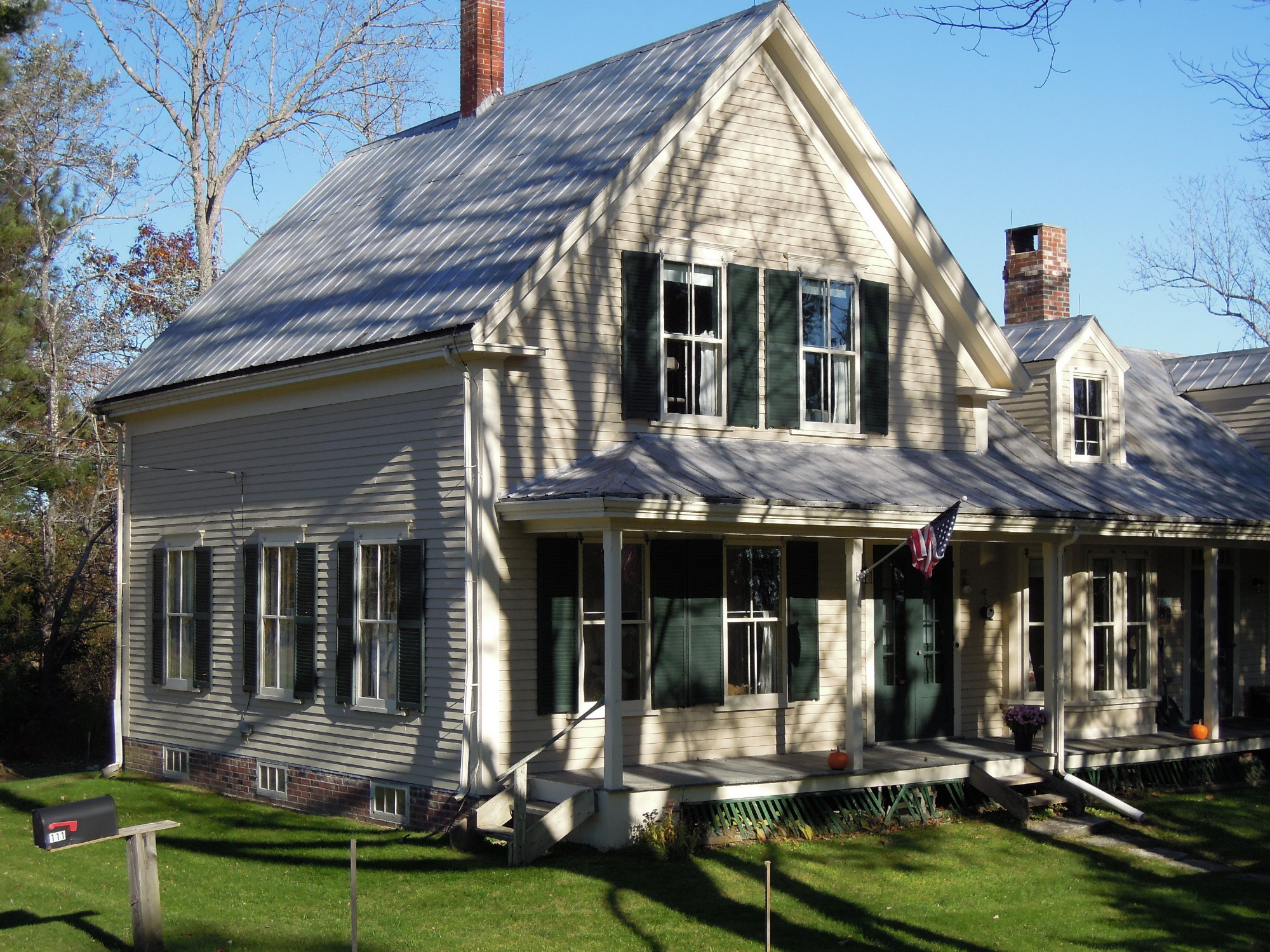 This home, circa 1930, needed a new roof to replace an old and failing tin roof.