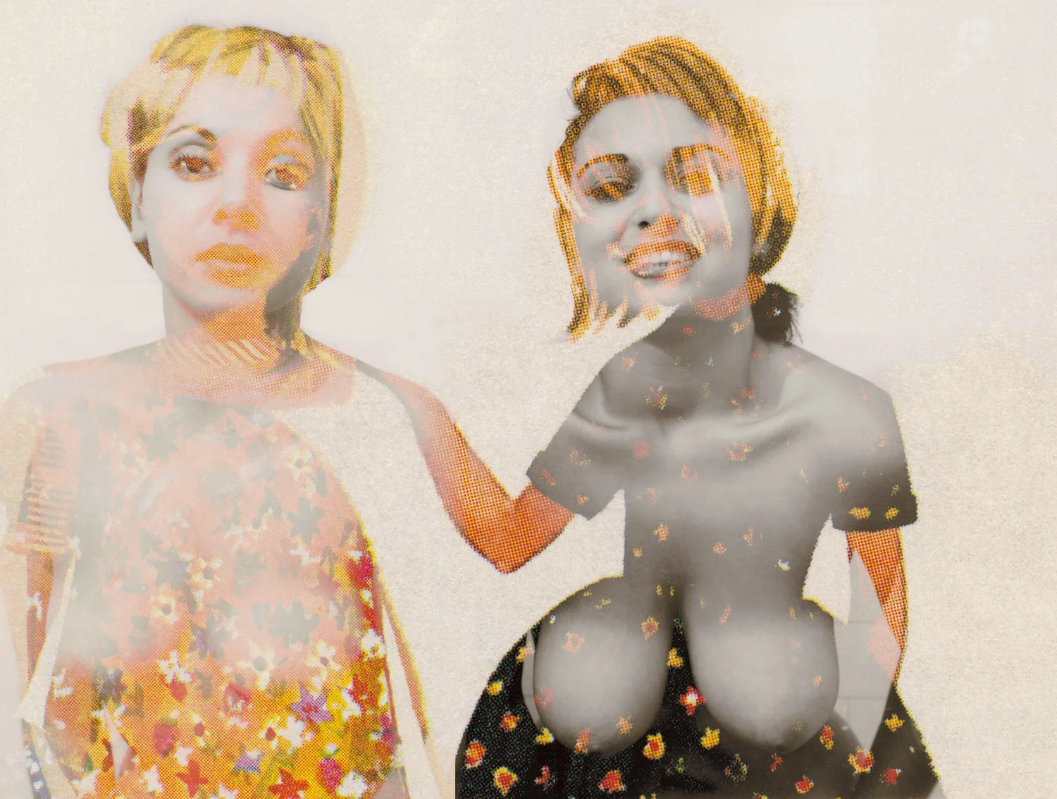 Large Woman 11 , 2006, 37 3/4 x 48", digital print and frame. (work on paper)