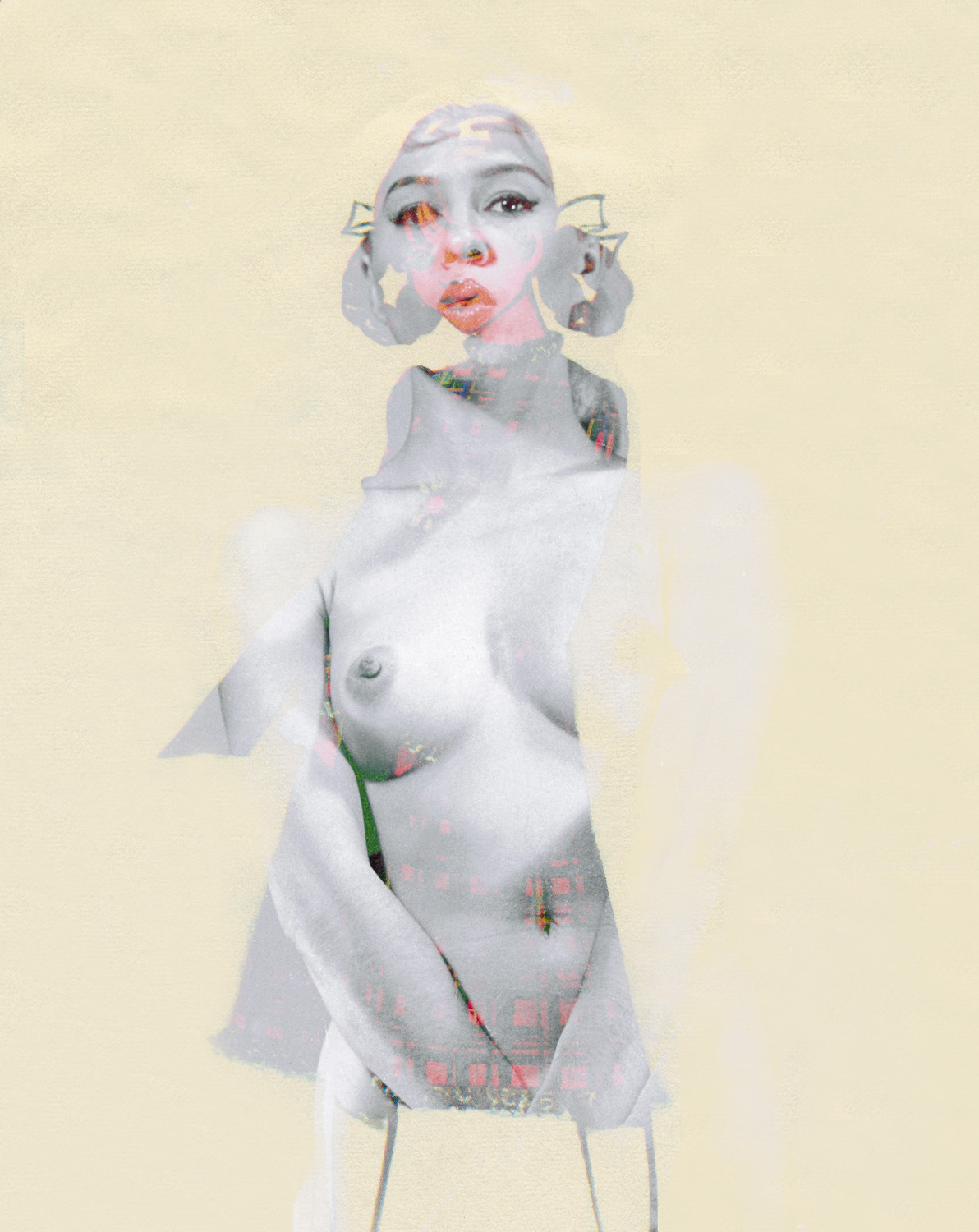   Woman 38 , 2005, 19 1/2 x 16", digital print and frame. (work on paper) 