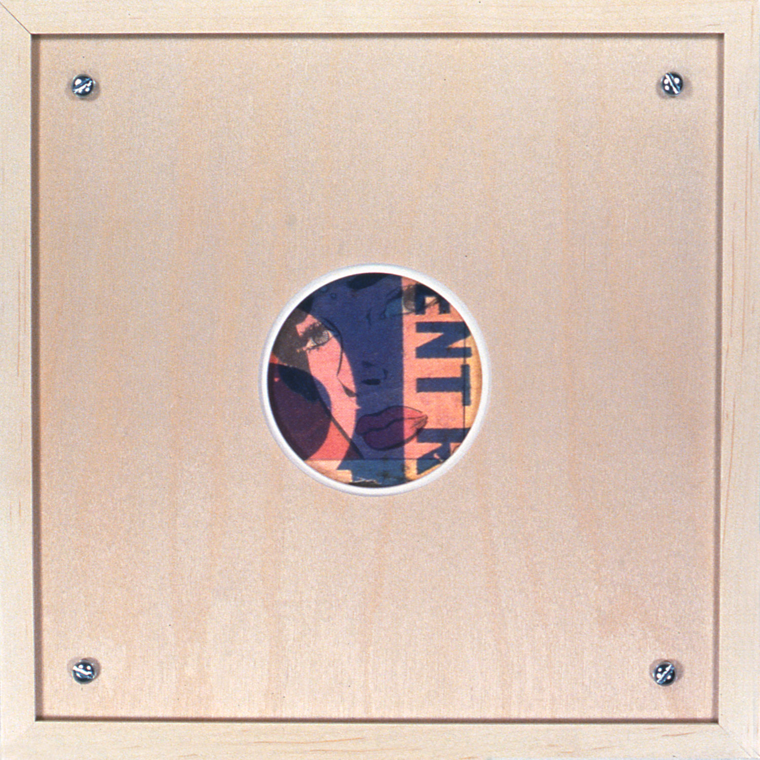   Peephole 30 , 1996, 10 1/2 x 10 1/2", mixed media with frame. 