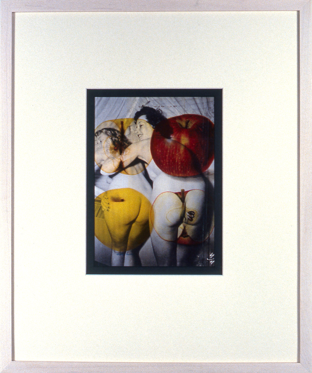   Woman As Object 14 , 1995, 17 1/4 x 14 1/2", mixed media with frame. 