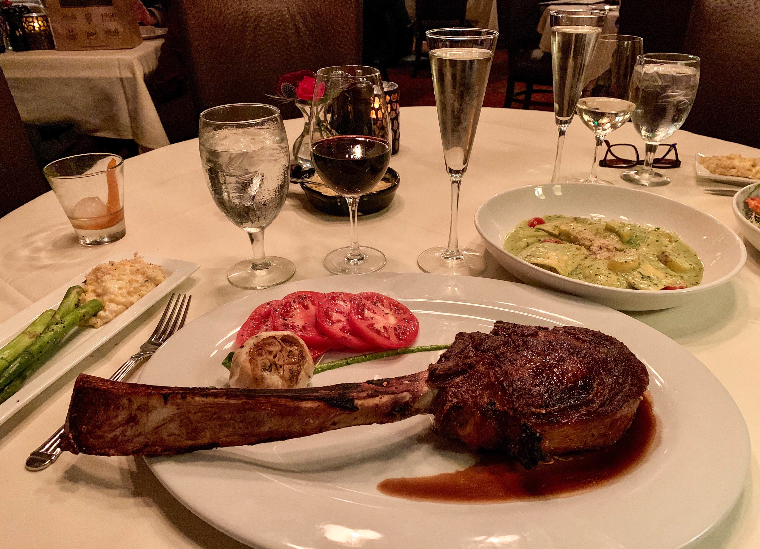 Tomahawk Steak at Halls Chophouse