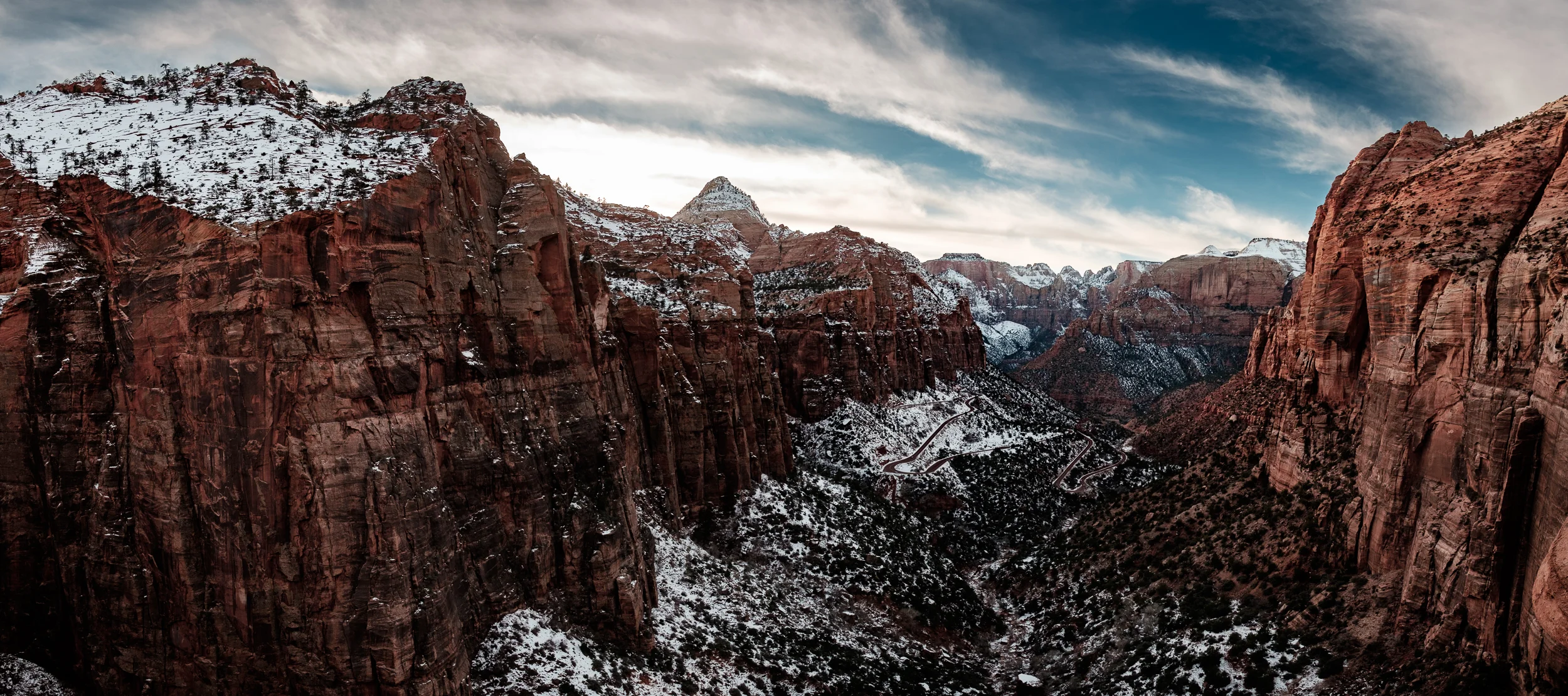 Zion NP - Metal Pano Print