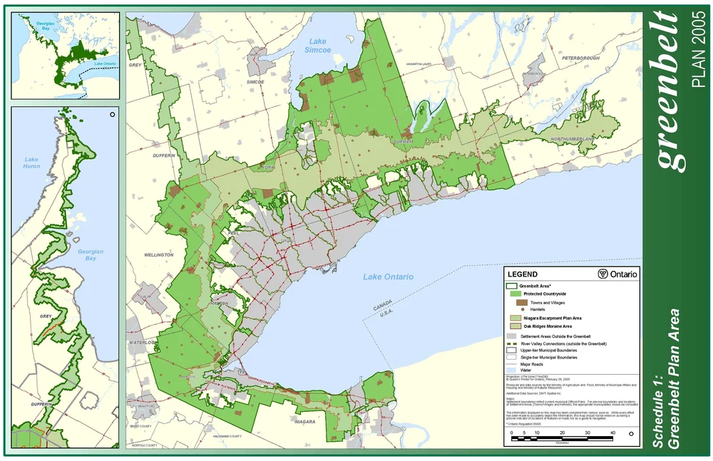 Niagara Escarpment Planning And Development Act Map Understanding The Greenbelt — Project Yu