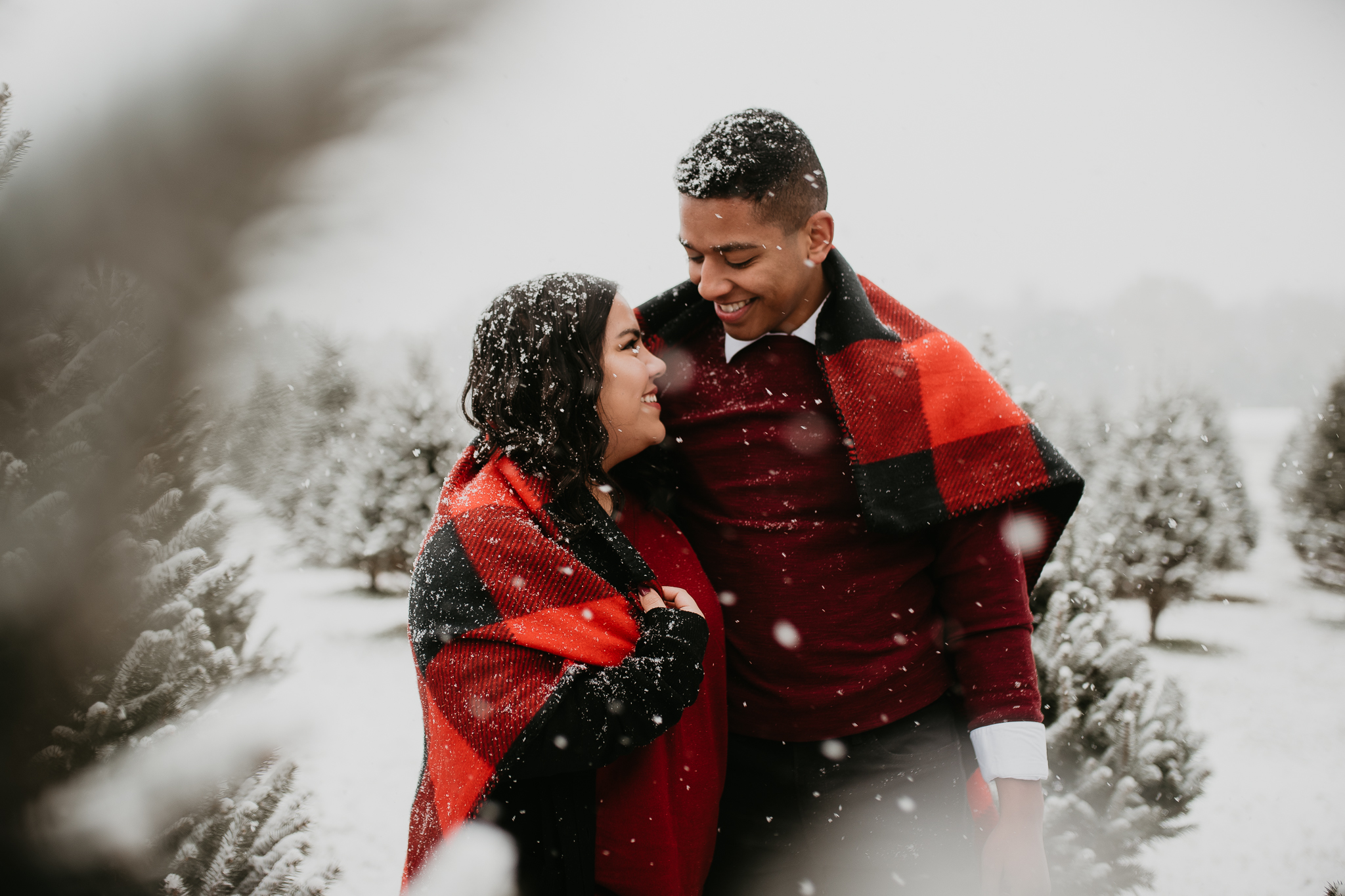 Snowy Couple Session