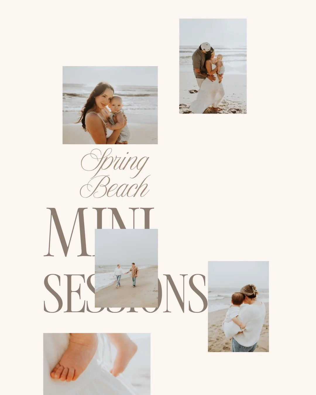 Spring Beach Mini Sessions are here. Perfect for families, couples, maternity, or just because this season deserves to be remembered.

Limited spots available 🤍
Message me to book your date.
