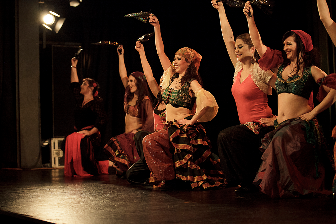 Dabke performed by the Oriental Divas Photo: Roland Soldi