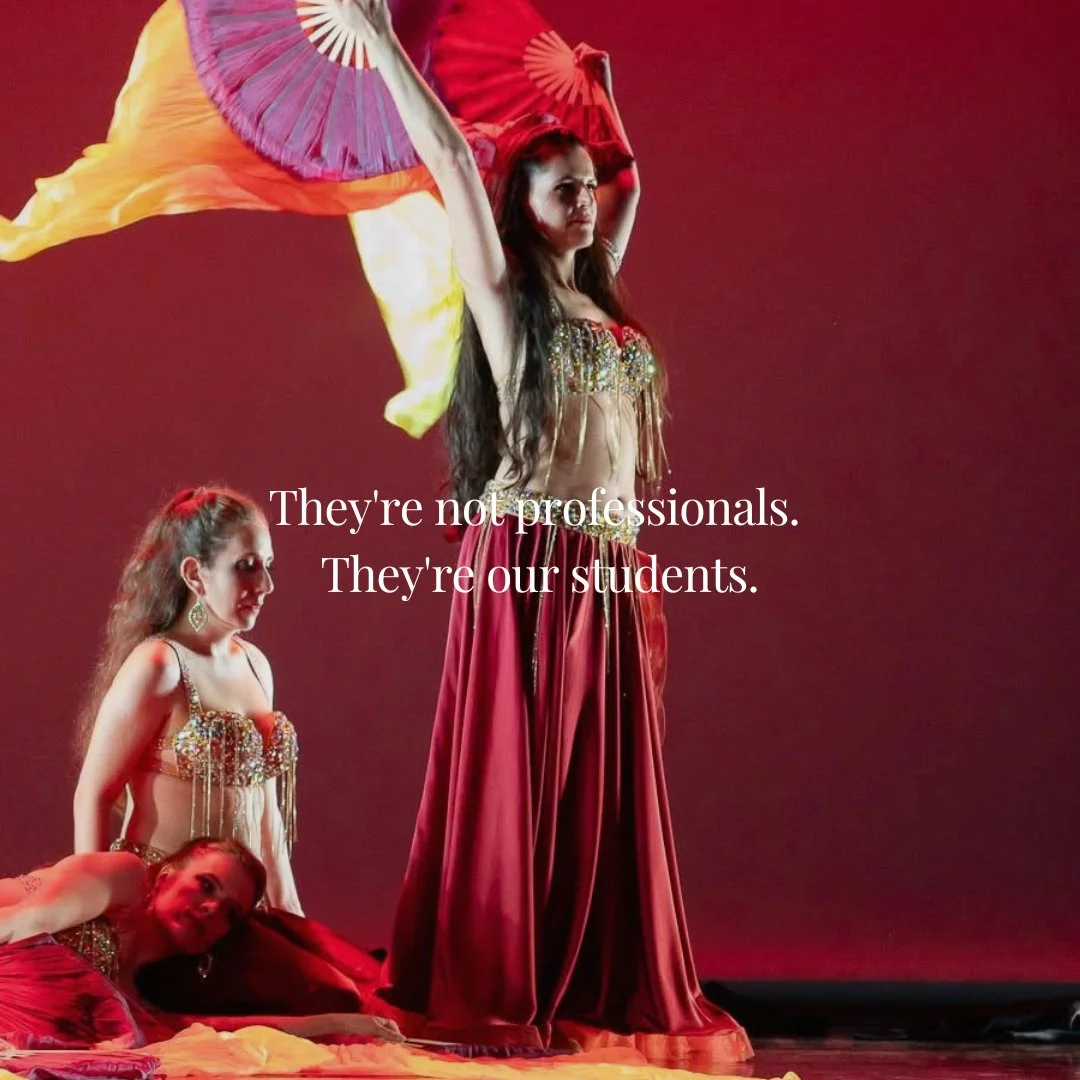 When people see our shows, they often ask, " Are those professional dancers?"

They're not. They're women with full lives &mdash; jobs, families, worries, busy weeks. Women who decided one day to try something new, even when they were nervo