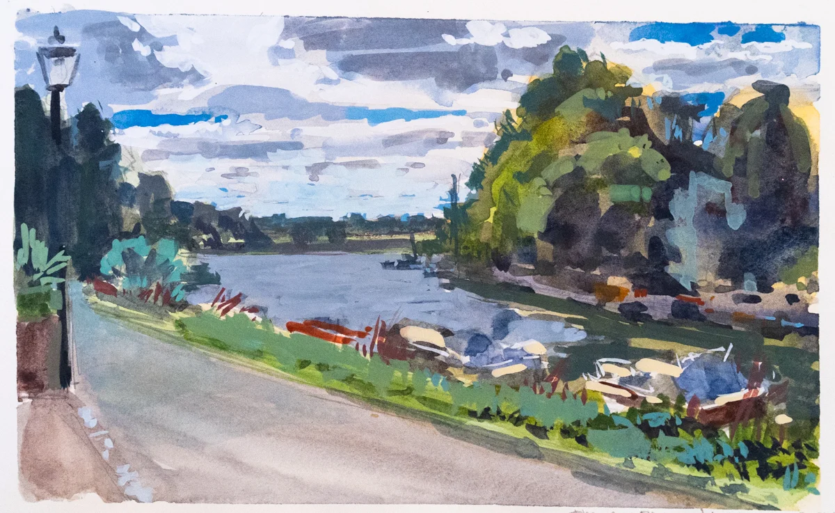 Thames looking south in Richmond