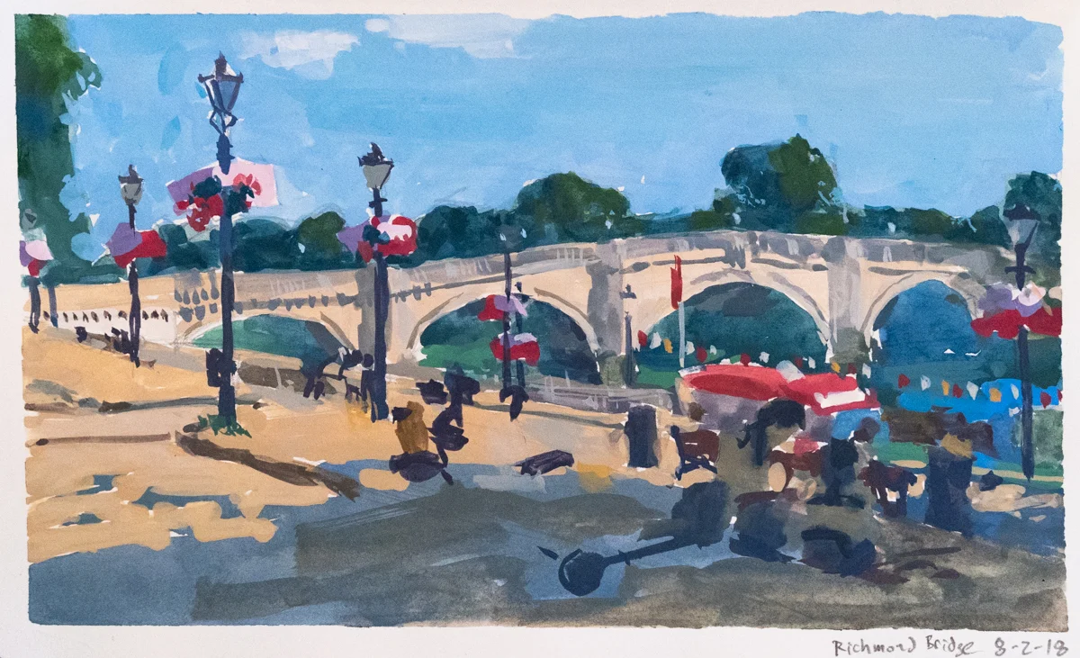 Richmond bridge and park