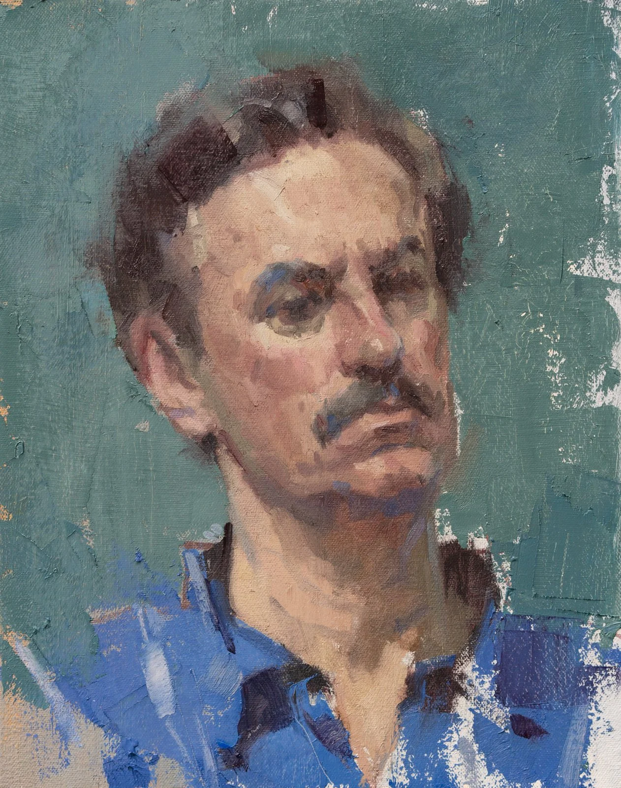 Male portrait with mustache