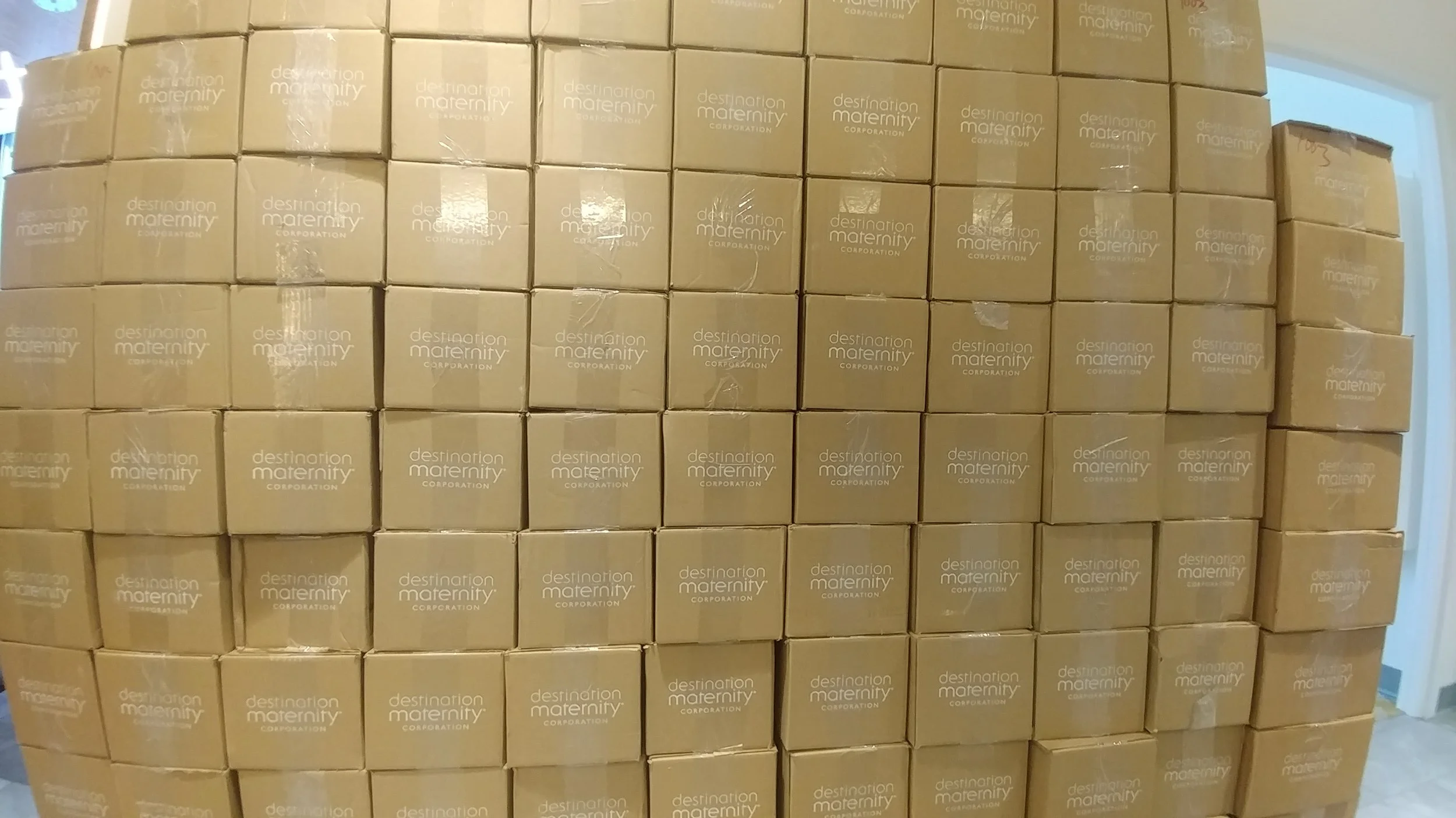 A massive shipment arrived from Destination Maternity!