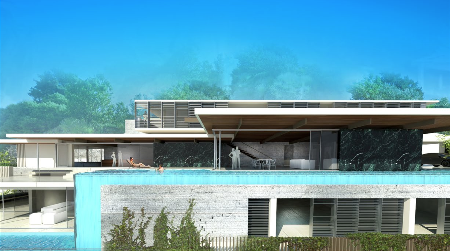 STANLEY II HOLLYWOOD HILLS Designed by the visionary architects at Vantage Design Group, and designer, Kravitz Design this 10,000 sq/ft custom home offers a stunning cliff-side view of Los Angeles. Designed in the Hollywood Contemporary Modern
