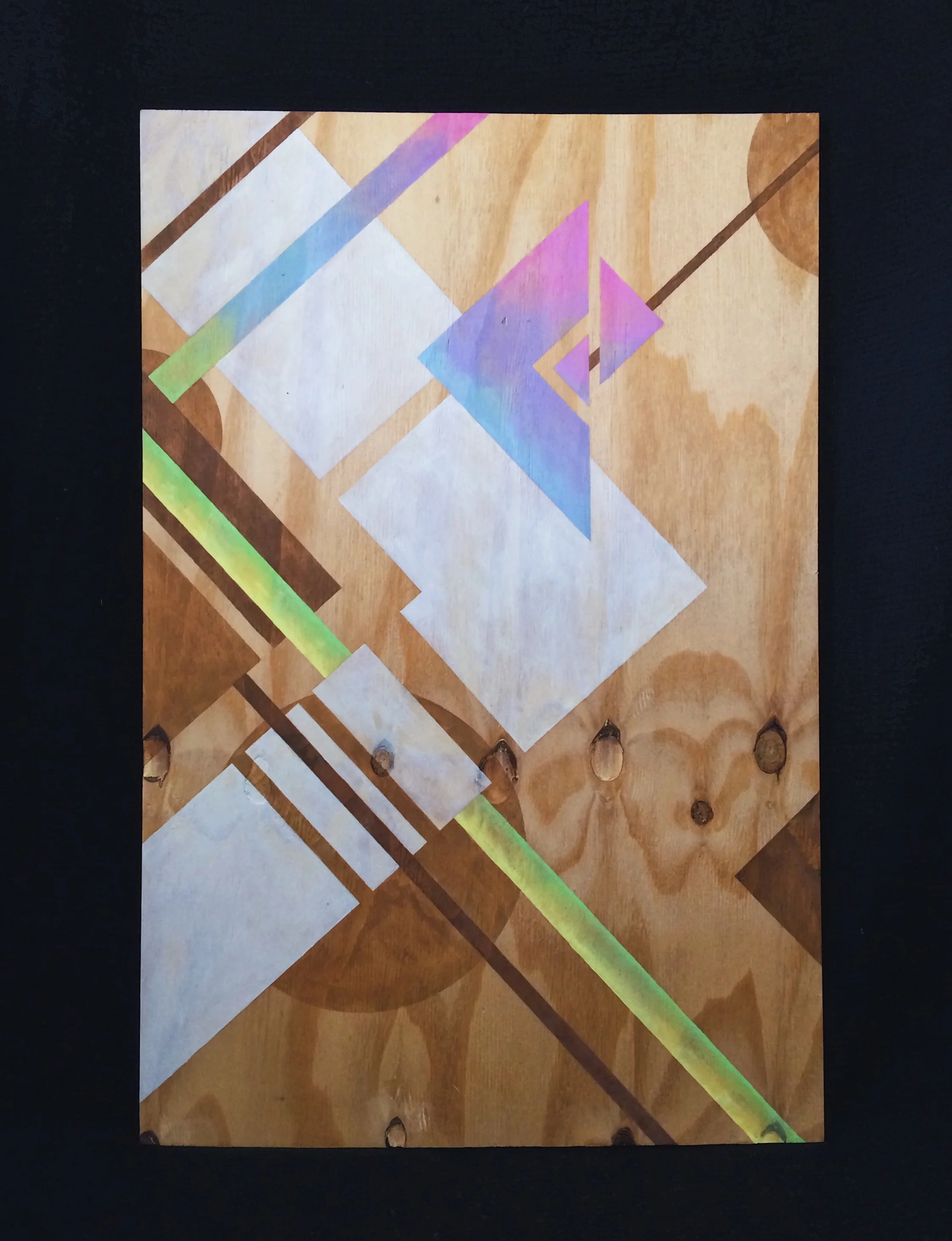  4x3ft acrylic and stain on plywood. Please  contact  me to purchase. 