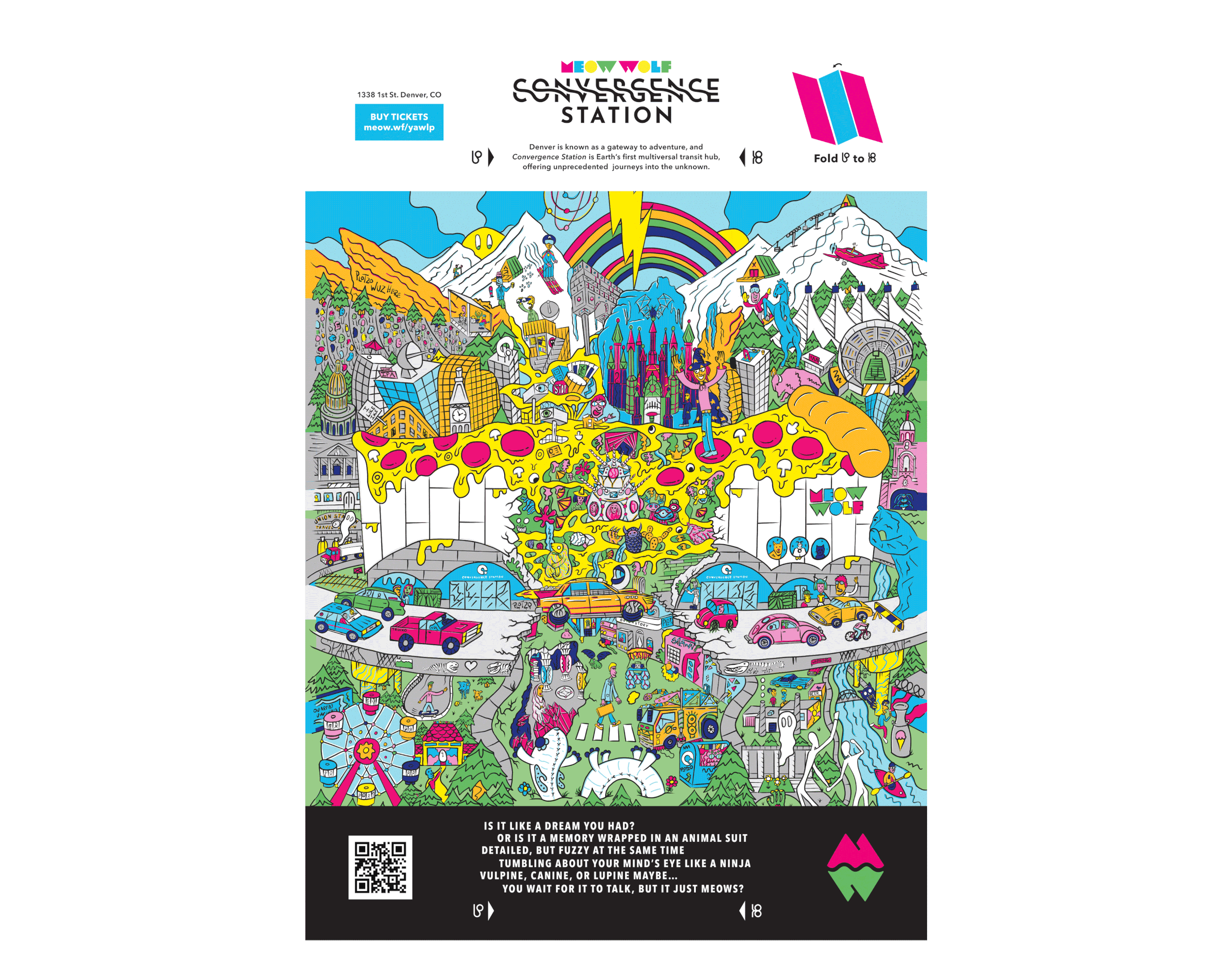 Meow Wolf Denver: Evergreen Print Ad
