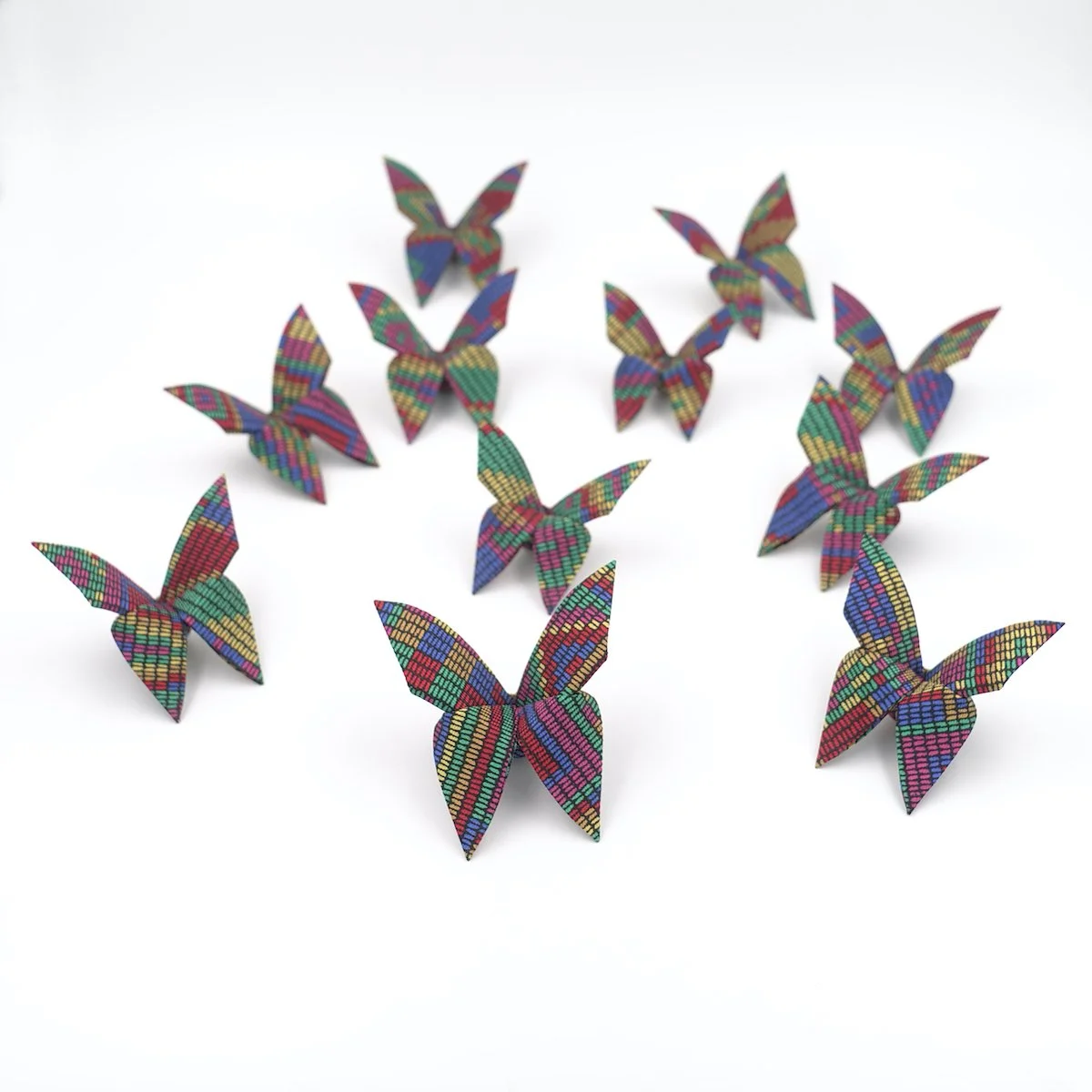 1 silk tie become 11 butterflies.jpg