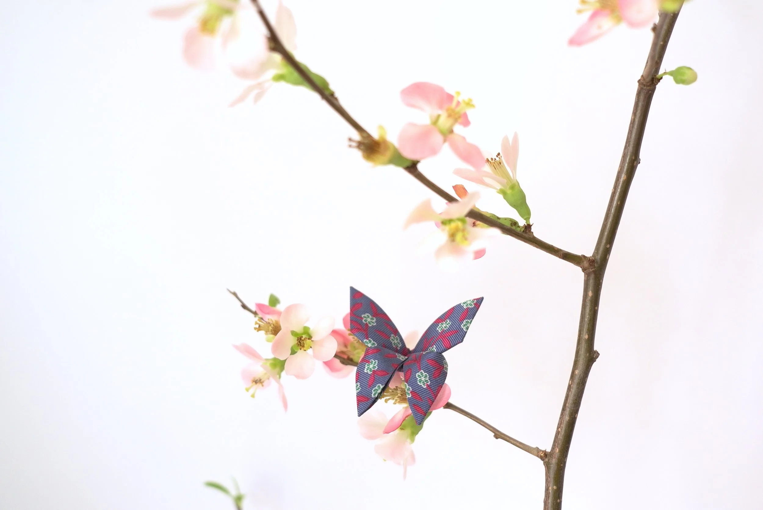 buttertie is a silk tie sublimade into a butterfly