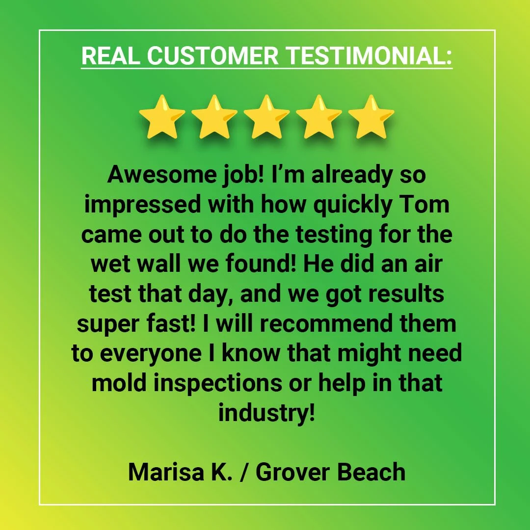 AEC is easy to work with you to provide accurate and timely results when the clock is ticking. See for yourself, schedule an inspection: https://adaptivenv.com/central-coast-california