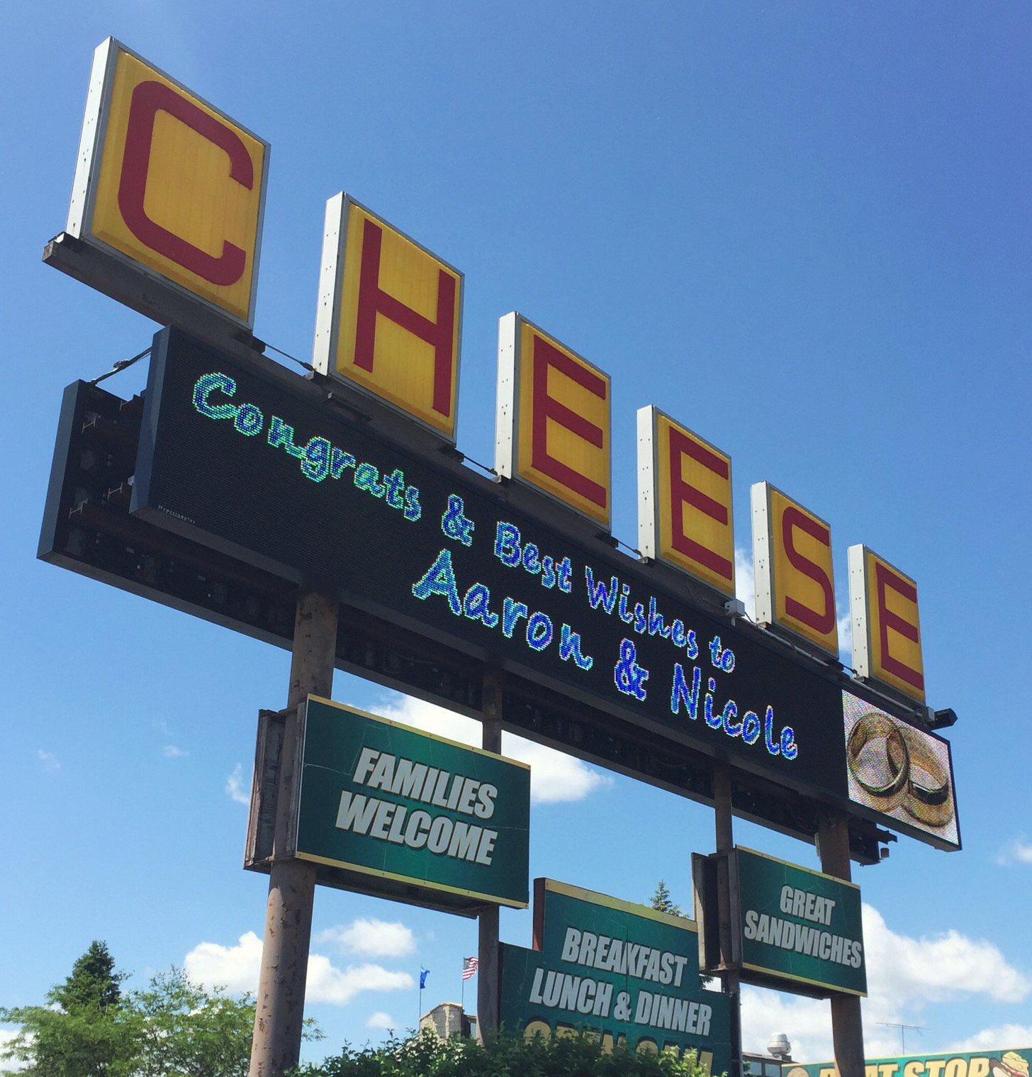 The Point is - you always stop at The Brat Stop!