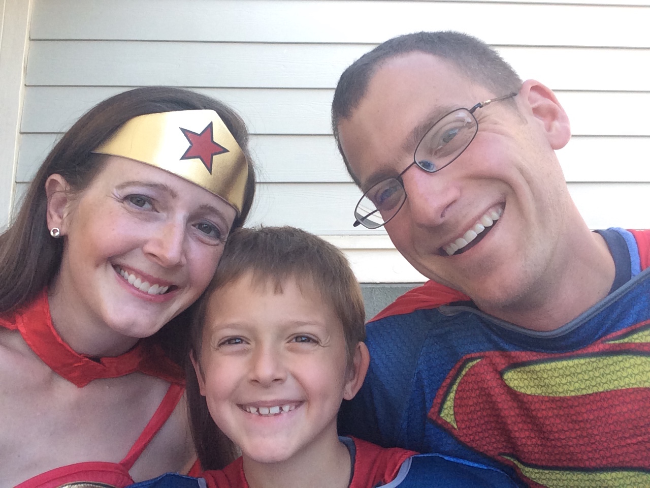 Halloween: The only appropriate time to "be" Wonder Woman! Meet the super-est family on the block...and in the world!