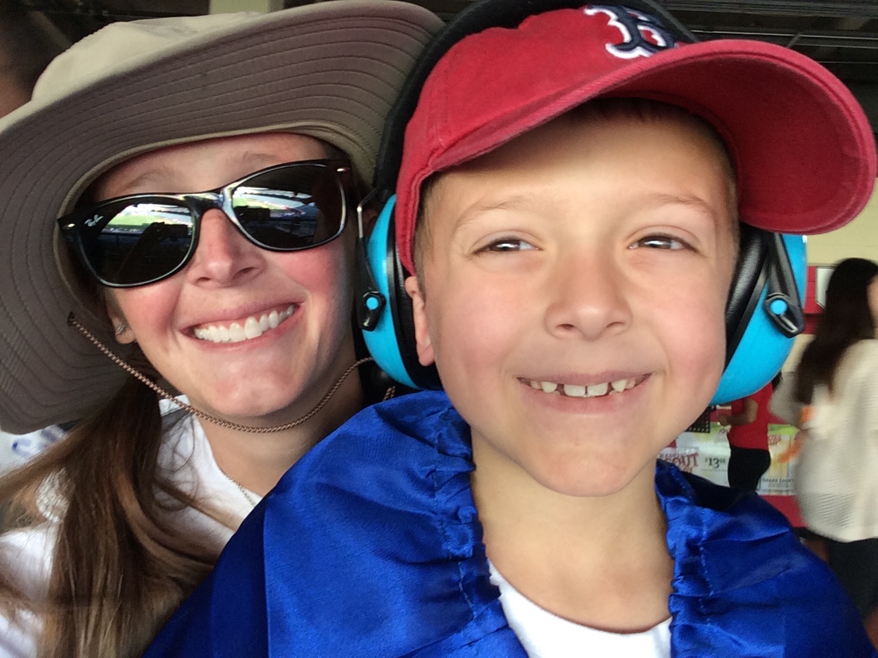 Thanks, chair. This boy sat with me through an entire 5K that he never could've made it through...and neither could I. You made a morning with my family possible.