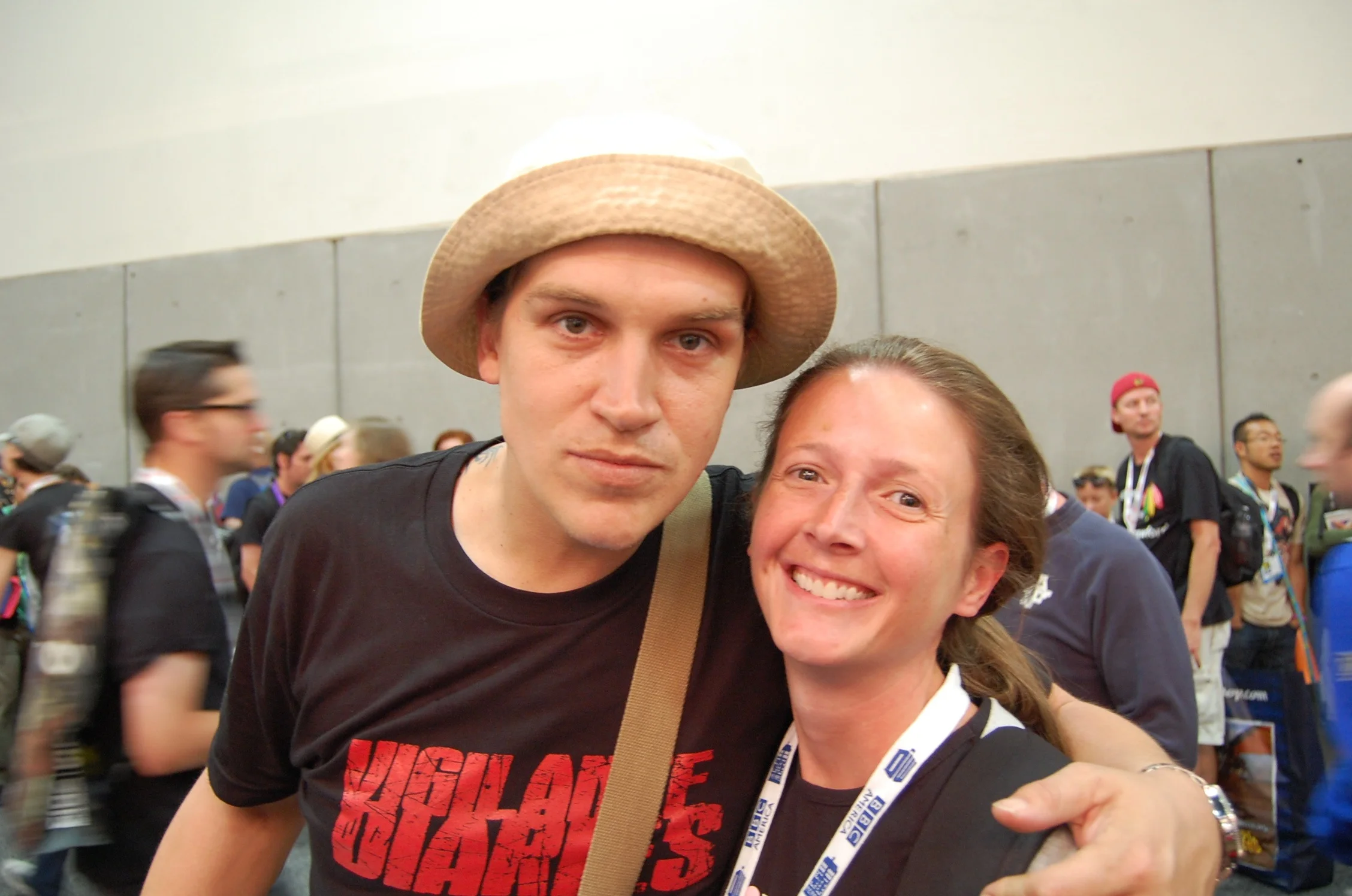 Terrible picture of me...Sorry Jason Mewes, apparently, I didn't care if you had been in the room. I was only concerned about Kevin Smith and Jason Lee. Frankly, you were always my favorite, but in my dopey state, I didn't remember that.