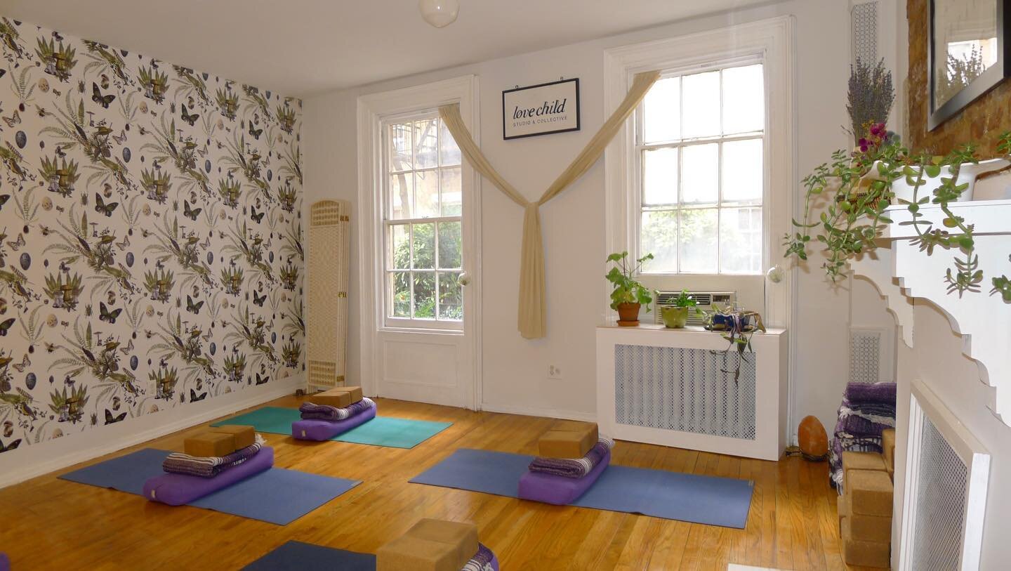 Our new studio at Patchin place 🌱 open for yoga, kids classes, massage and acupuncture!