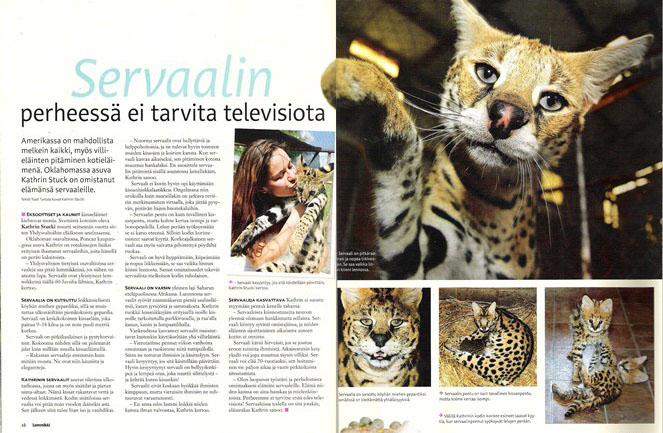 Lemmikki Magazine about A1Savannahs