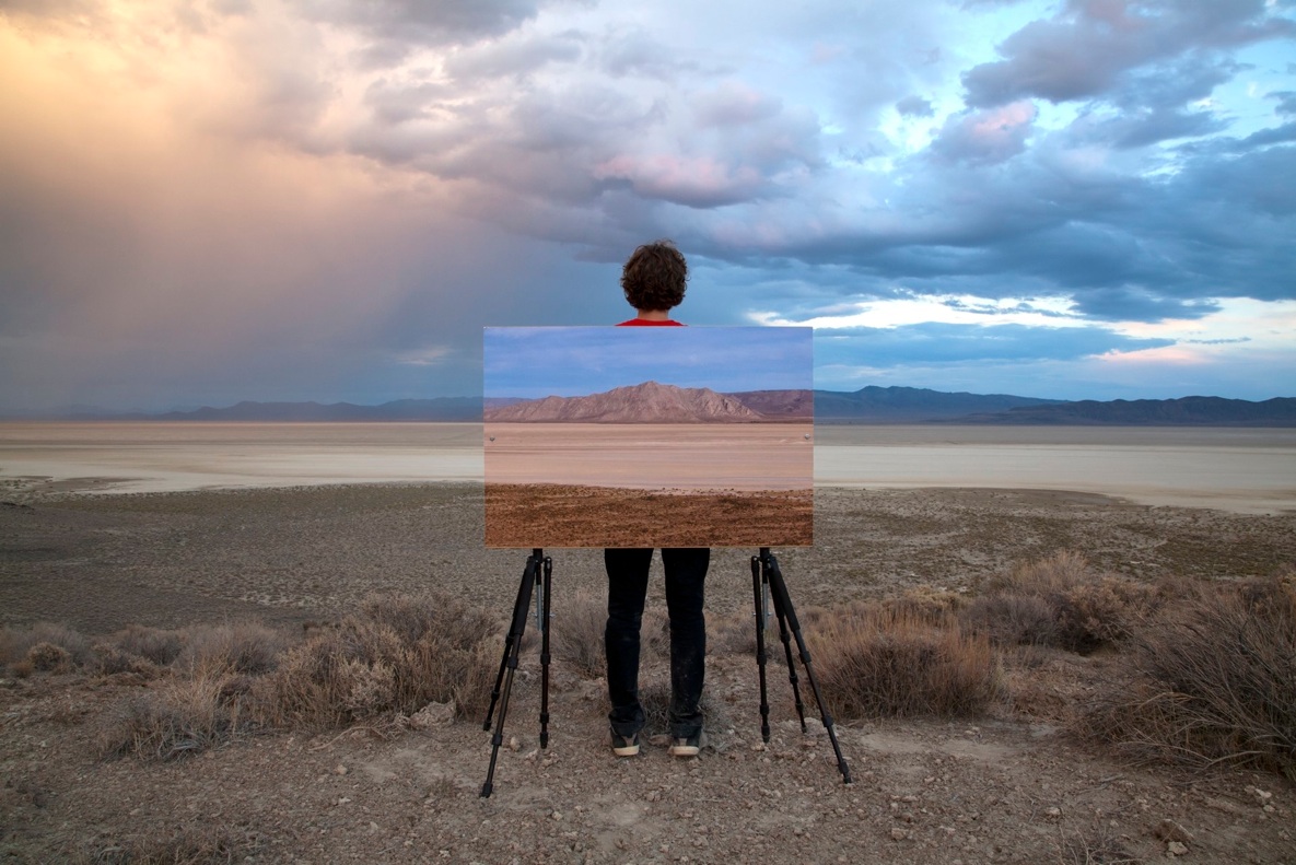 us through this (storm), 2013 archival pigment print, 165cm x 110cm / 65” x 43”