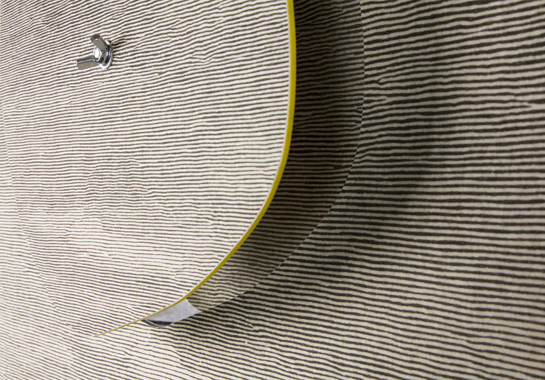 this side of then, 2018 archival pigment prints, mirrored acrylic, cast acrylic, steel threaded rod, wing nut, nuts and washers, 61cm x 61cm / 24" x 24"