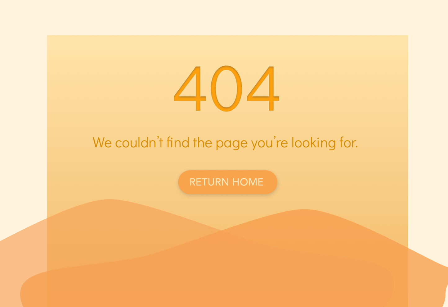 Daily UI 008: 404 Page
