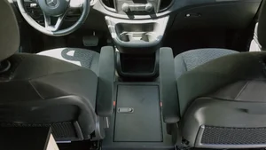 Locking Center Console Mercedes Metris Camper Vans — Peace Vans