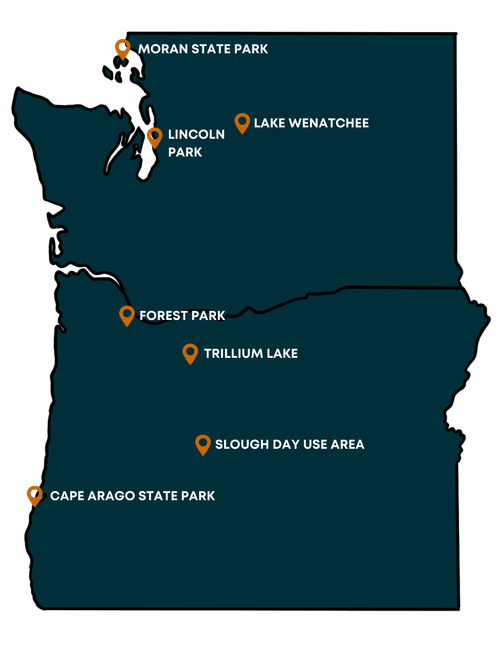 Pnw Rocks Map 7 Spots to Hang Your Hammock in the PNW β Peace Vans