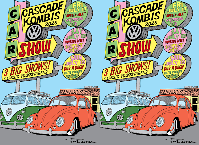  Cascade Kombis 43rd Annual Vintage Meet - Check out the ID Buzz!