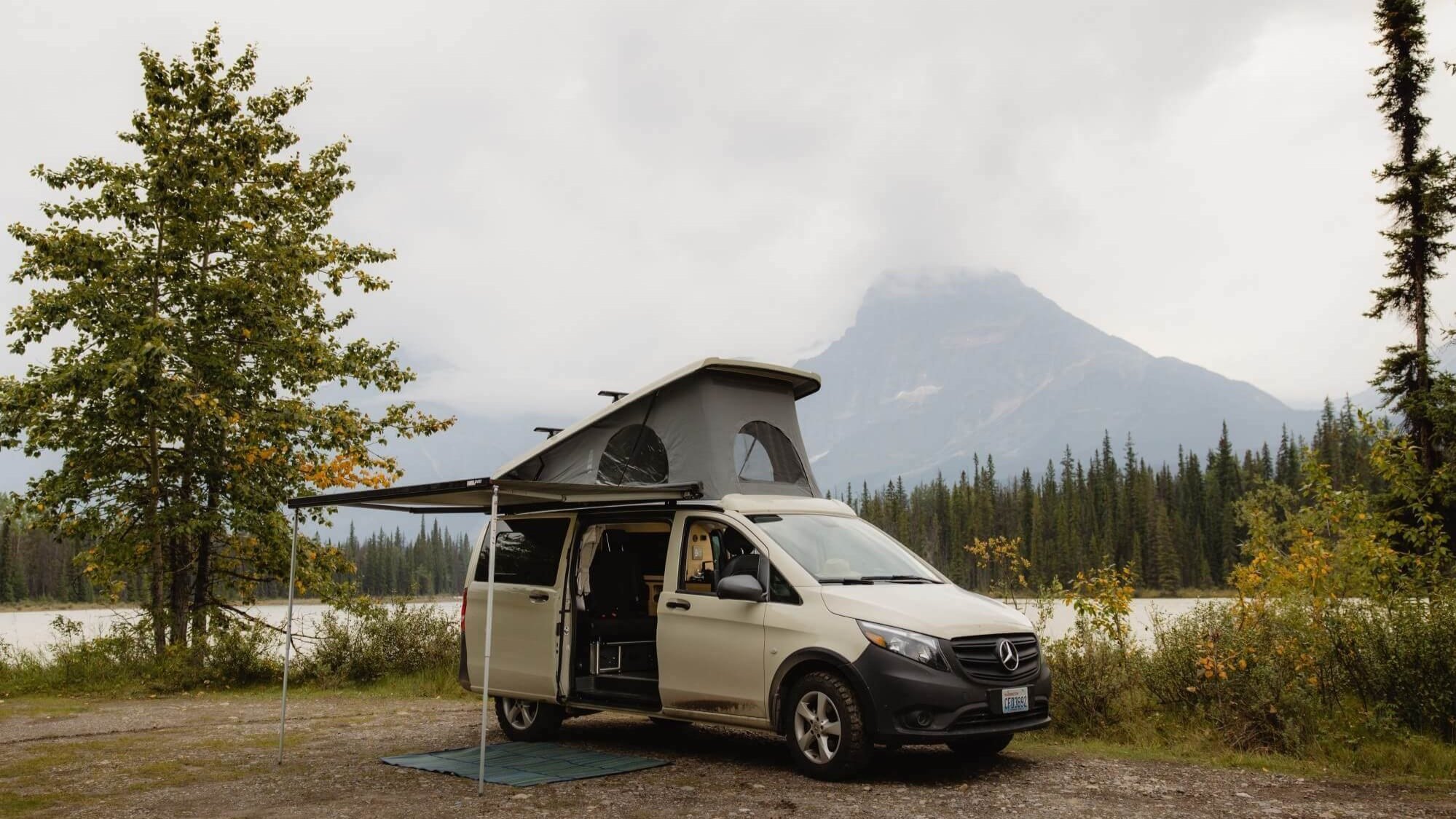 Modern Pop-Up Campers  Mercedes Metris Campers — Peace Vans