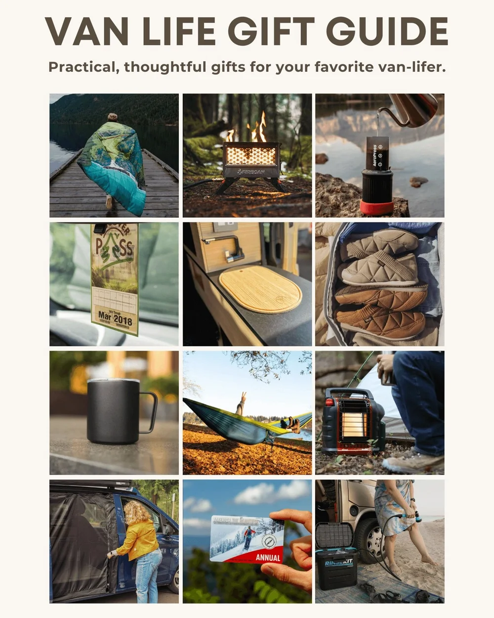 Van Life Gift Guide 2023 — Peace Vans