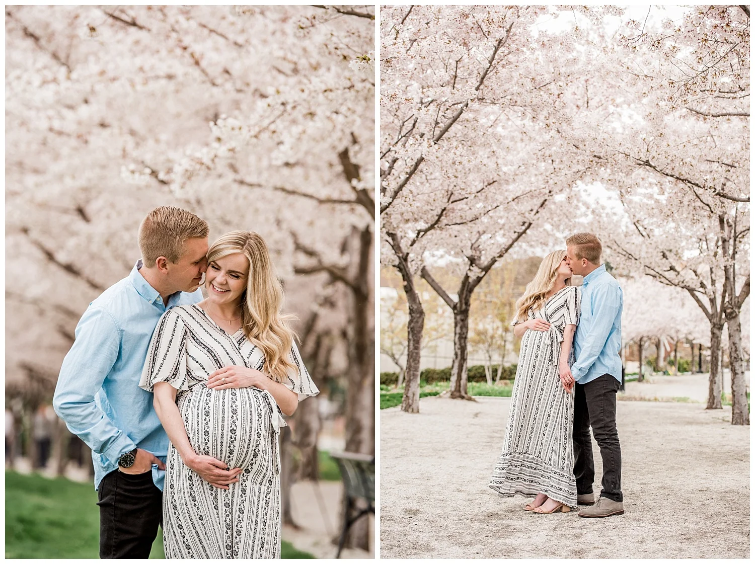 Dan Page Photography, Utah State Capitol Maternity Session, Spring Cherry Blossoms (7).jpg
