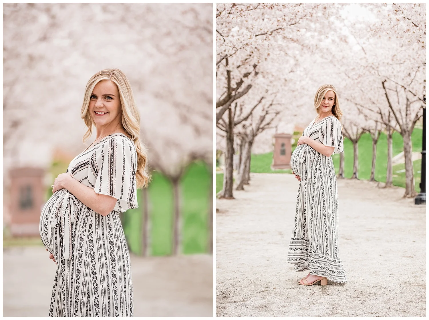 Dan Page Photography, Utah State Capitol Maternity Session, Spring Cherry Blossoms (9).jpg