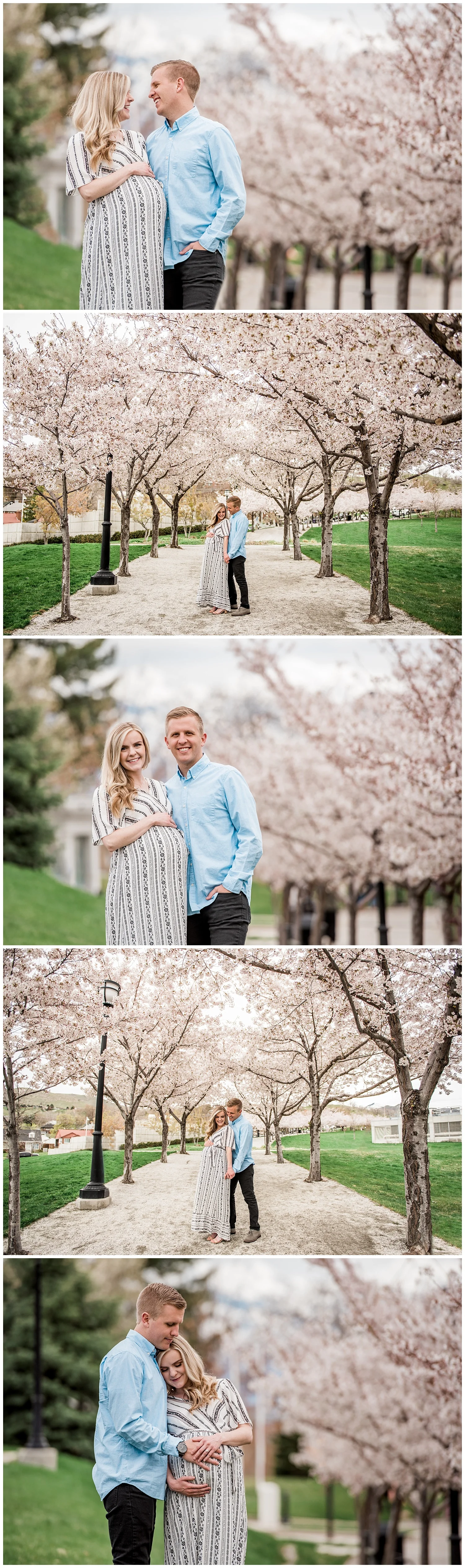 Dan Page Photography, Utah State Capitol Maternity Session, Spring Cherry Blossoms (11).jpg