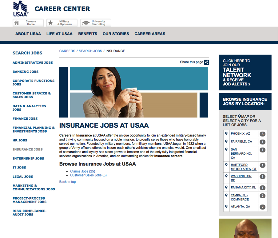 USAA Career Center