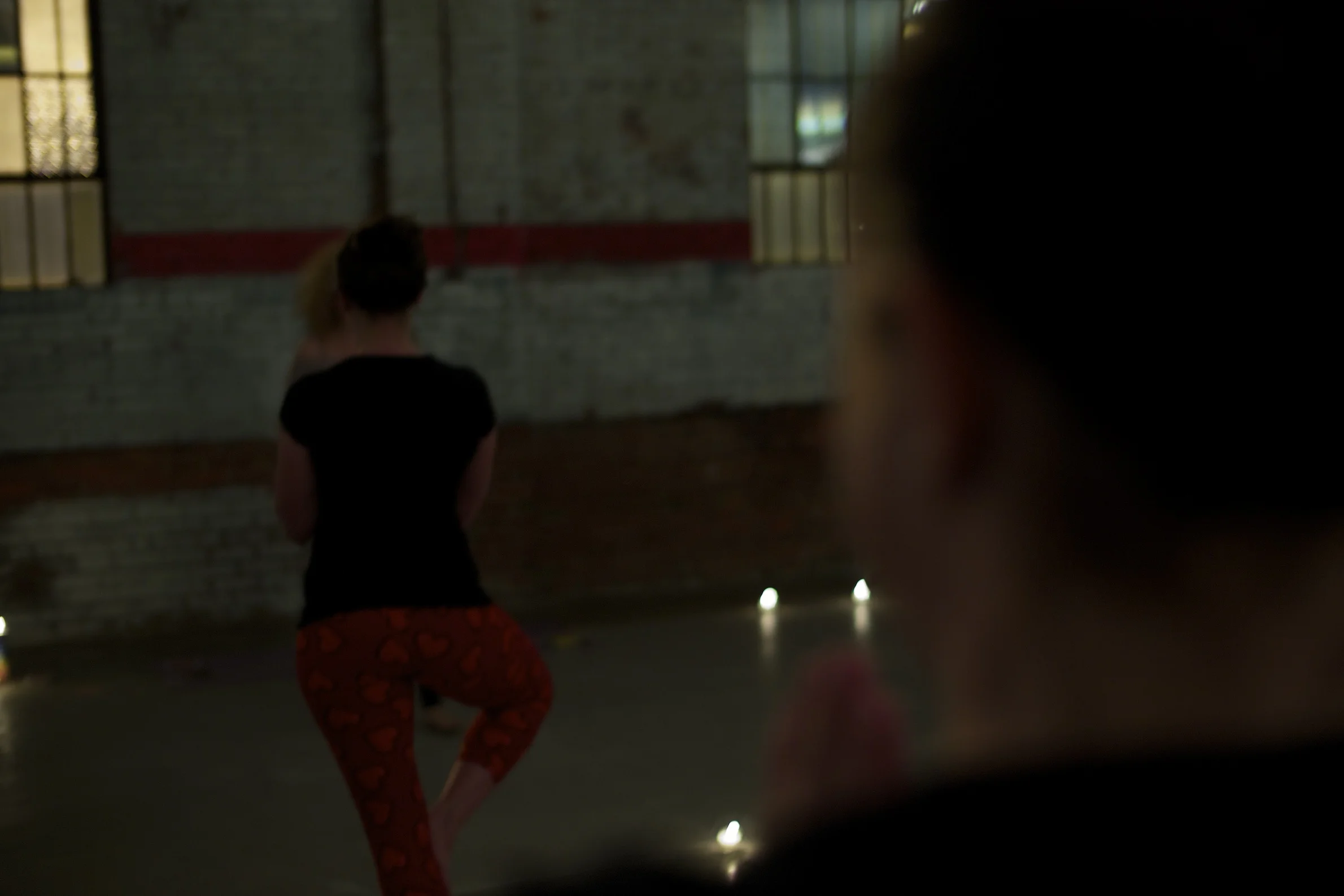 Yoga from behind