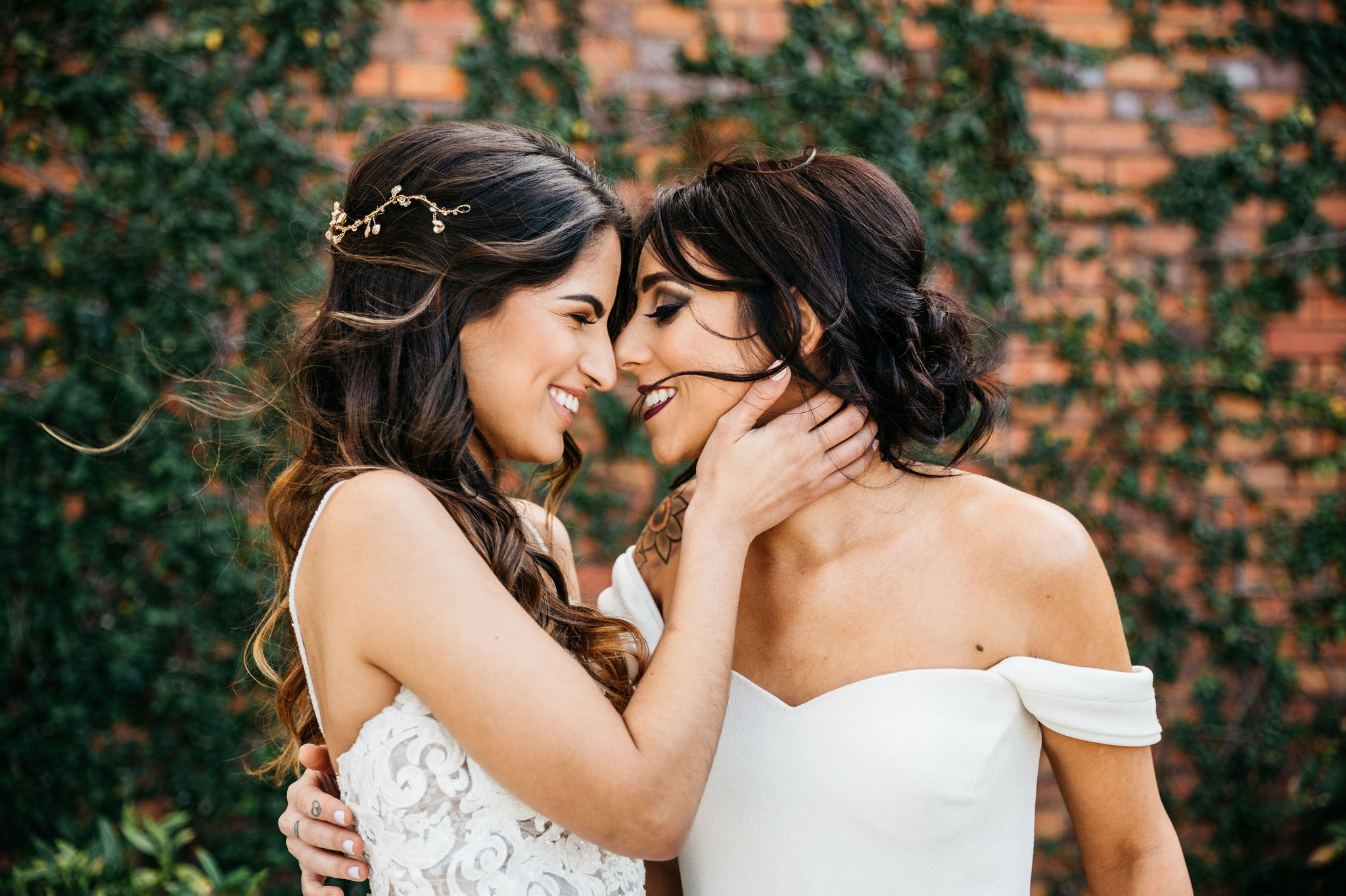 Amanda B Photography with dresses from Blush Bridal