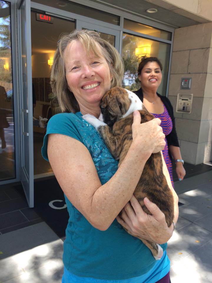 Brie and her new mama!