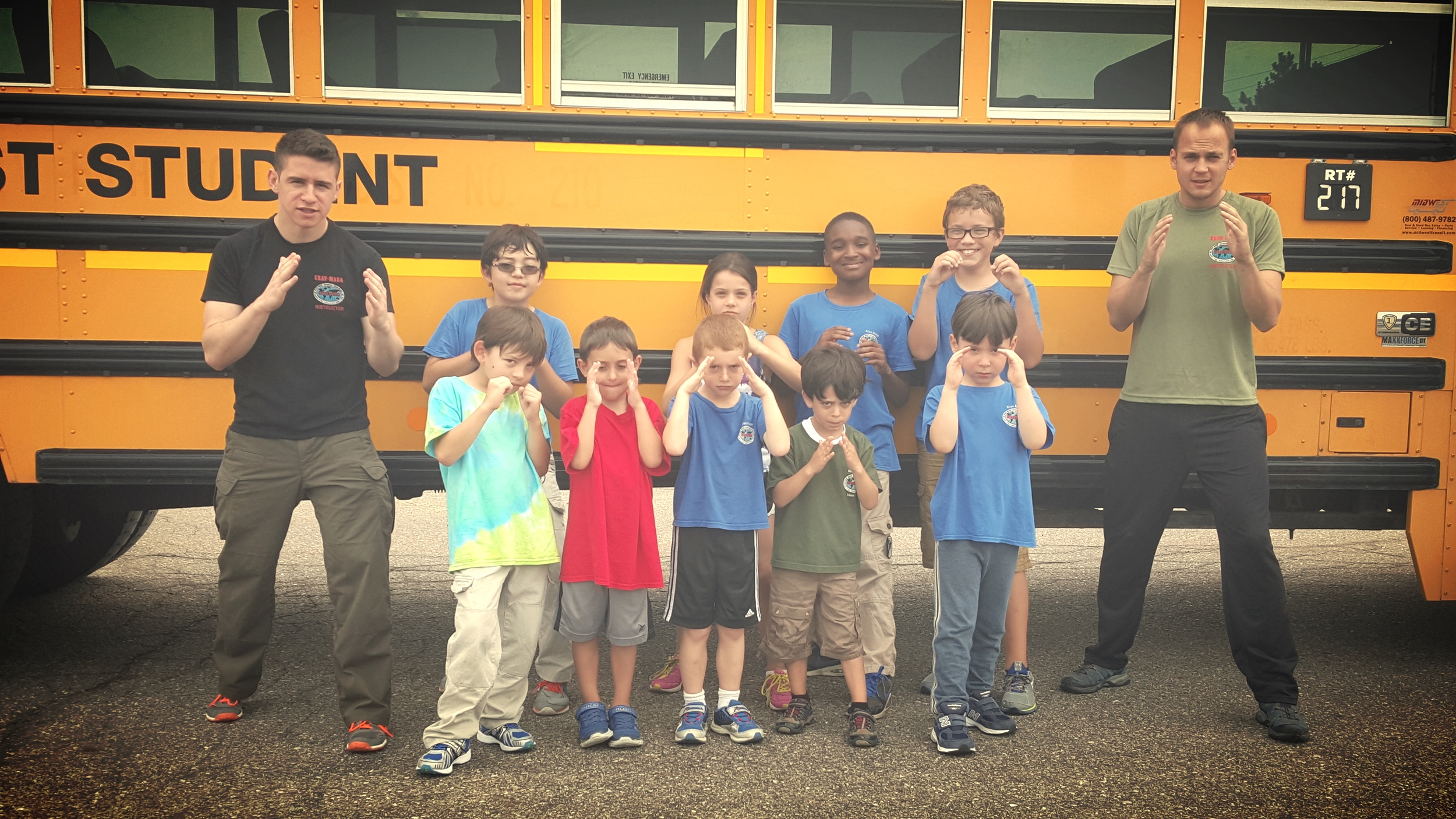 Have you trained your kids to deal with self defense situations on a bus?