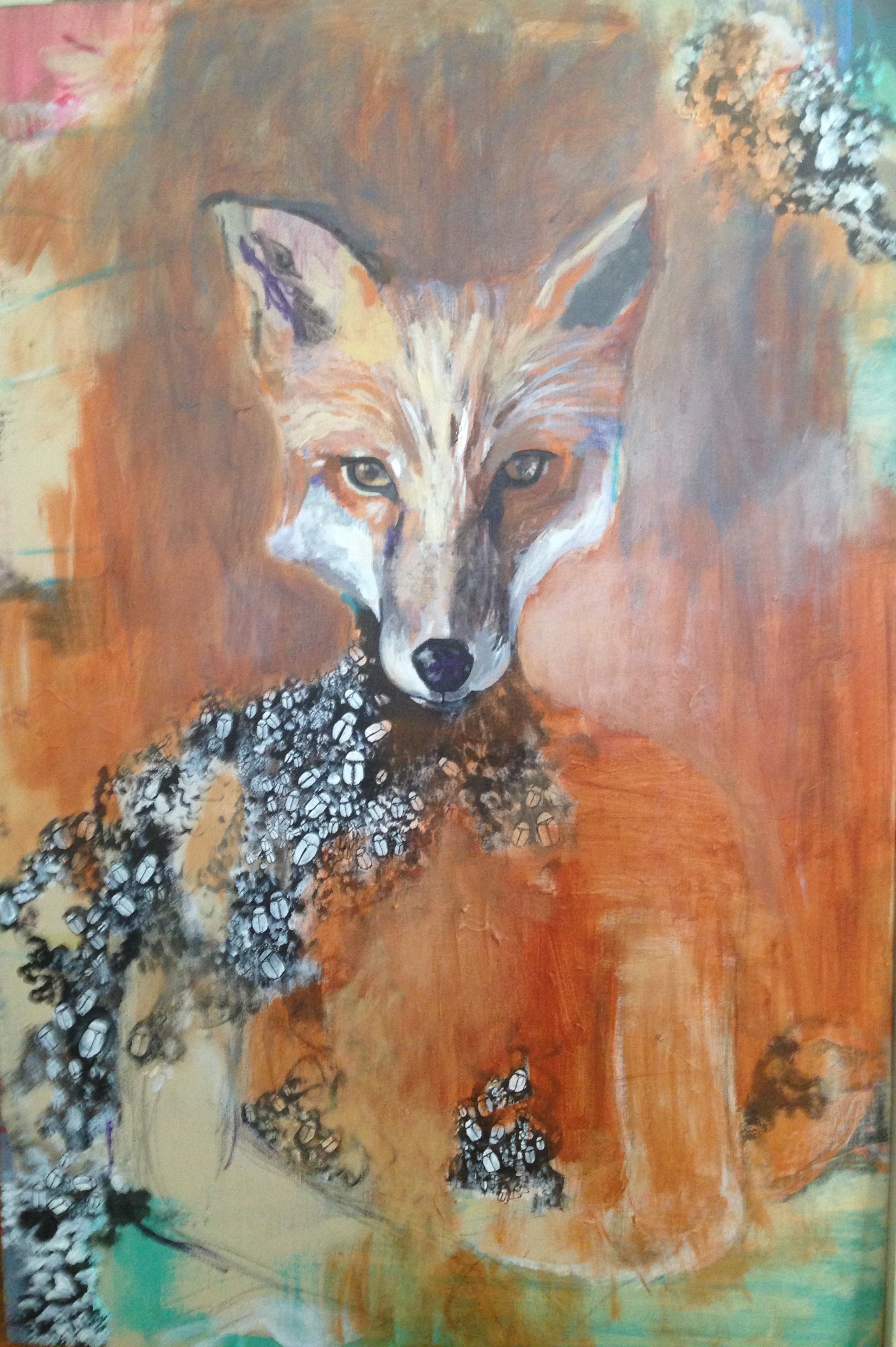Acrylic on canvas. 24” x 36” SOLD
