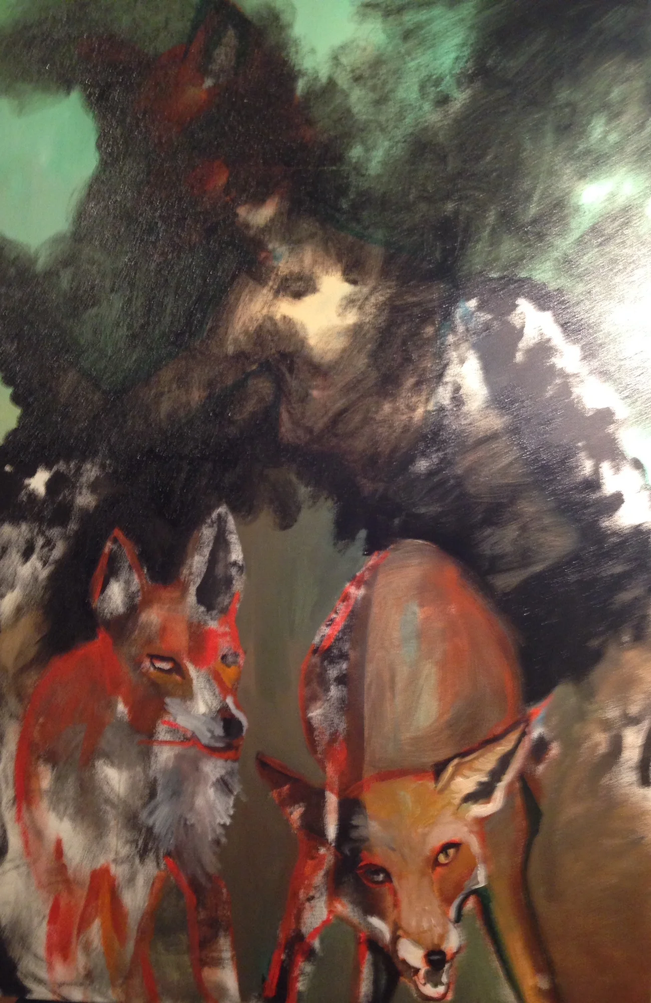  Acrylic on canvas. 30” x 40”  