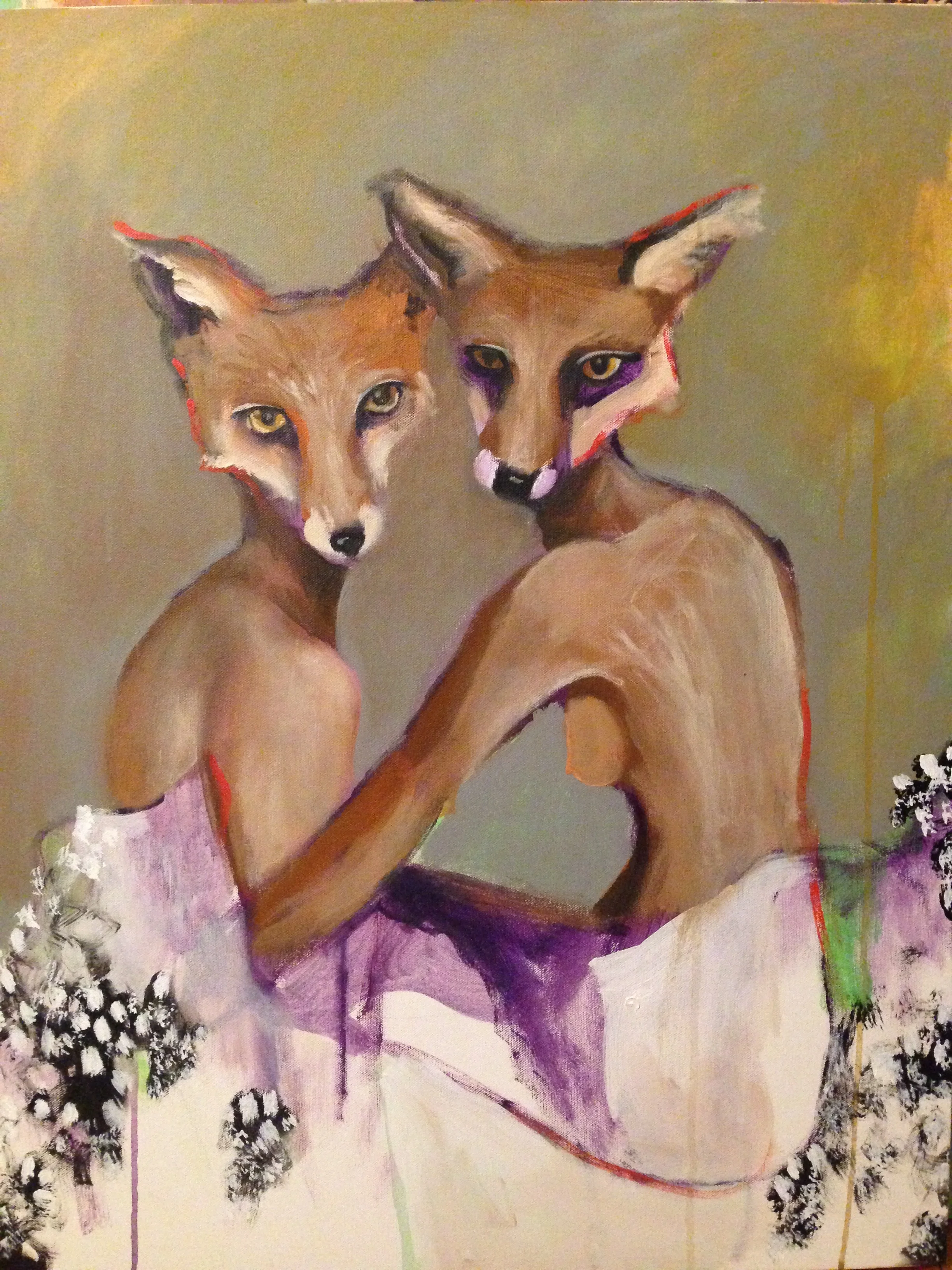  Acrylic on canvas. 24” x 36”  